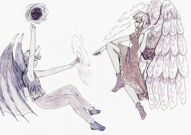 Angels vs Demons (traditional)